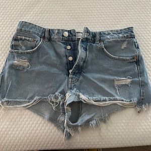 Zara jean shorts